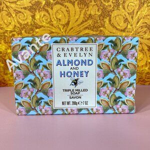 Crabtree & Evelyn Almond and Honey Triple Milled Soap Bar 7 oz